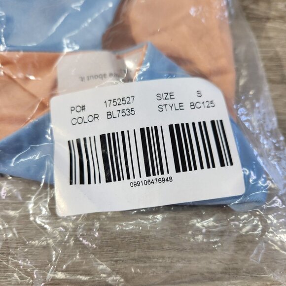 J Crew Blue Curved Waist Cheeky Bikini Bottom BC125 New With Tags Womens Size S - Picture 15 of 16